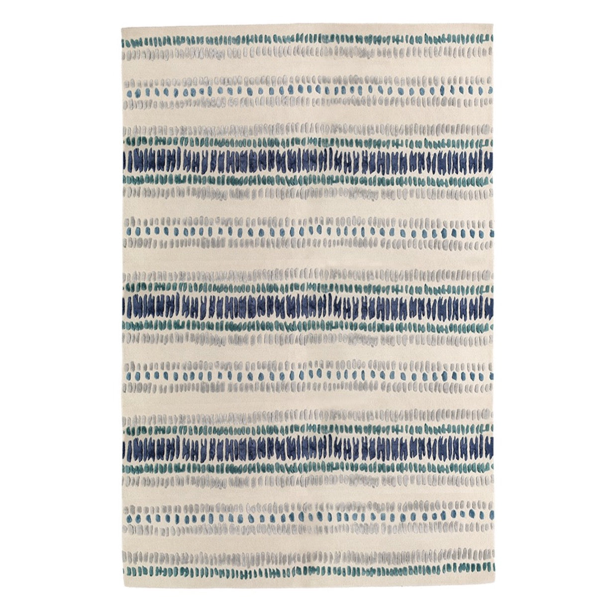 Draxon Indigo Hand-Tufted Wool Rug | WILLIAM YEOWARD - Decoralist