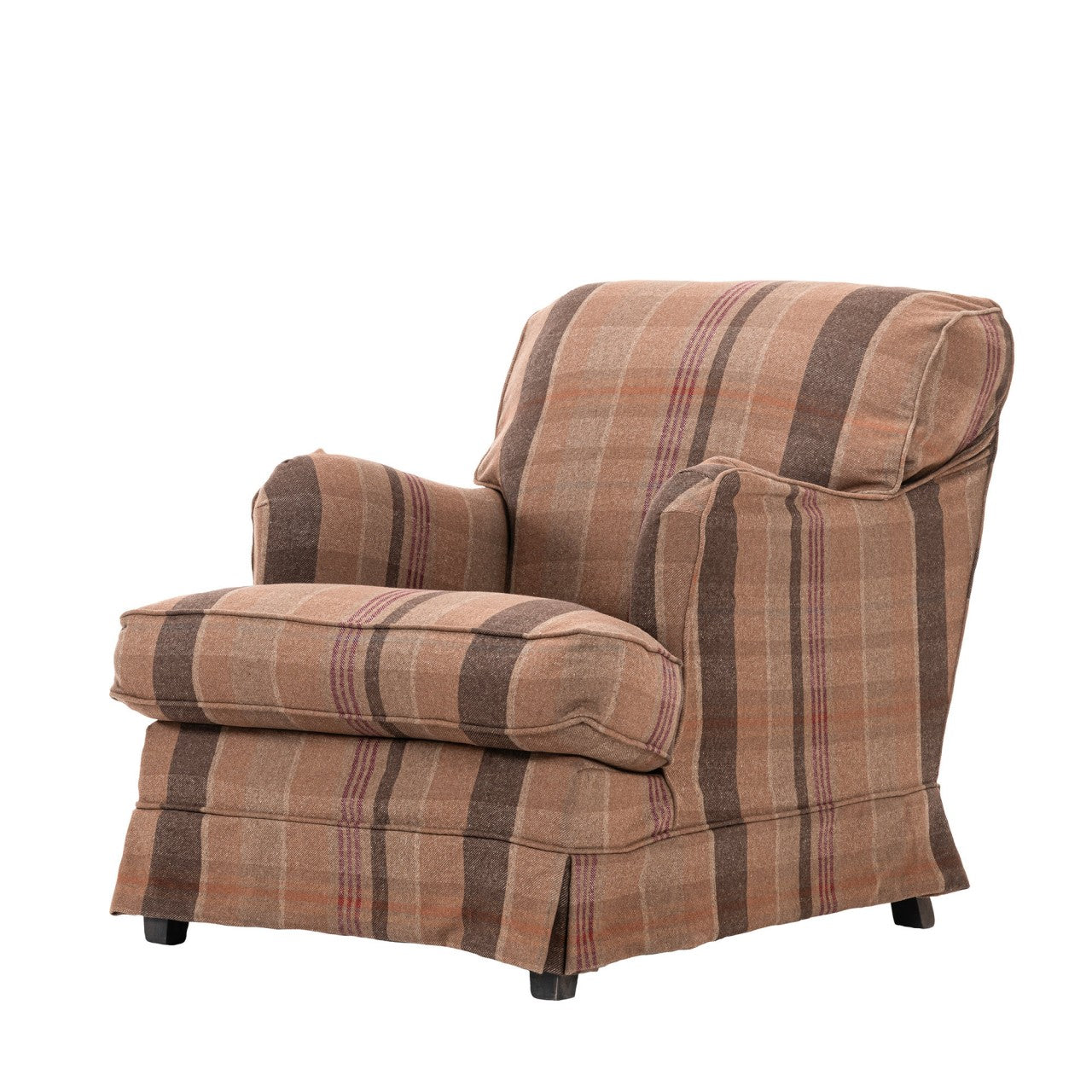 Skirted shop accent chair