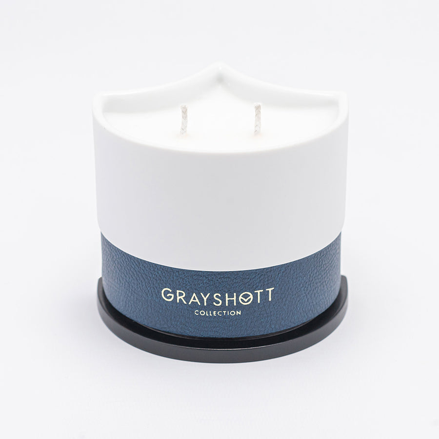 Green Lavender Candle - Officer's Blue | Grayshott Collection