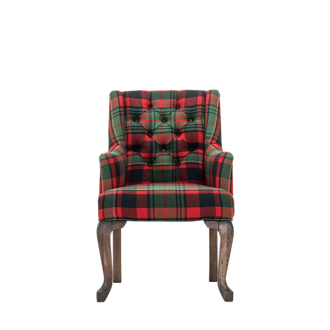 Fitzroy Tufted Chair - Tyrolean Plaid