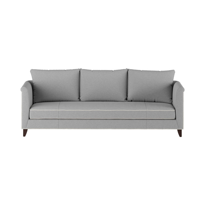 Franco 3-Seater Upholstered Sofa - Grey