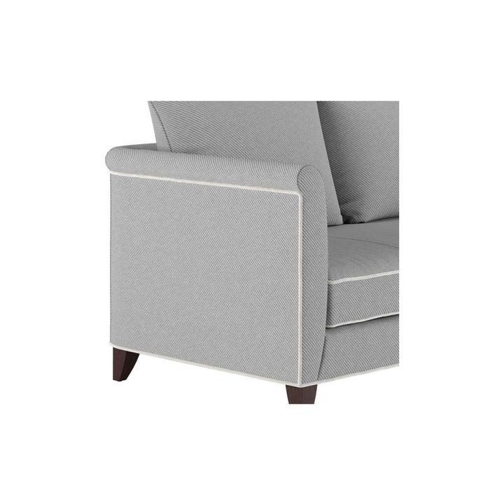 Franco 3-Seater Upholstered Sofa - Grey