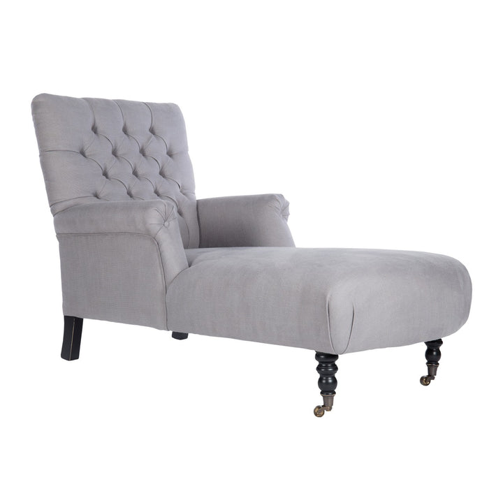 Madison Chaise - Frost Grey Linen