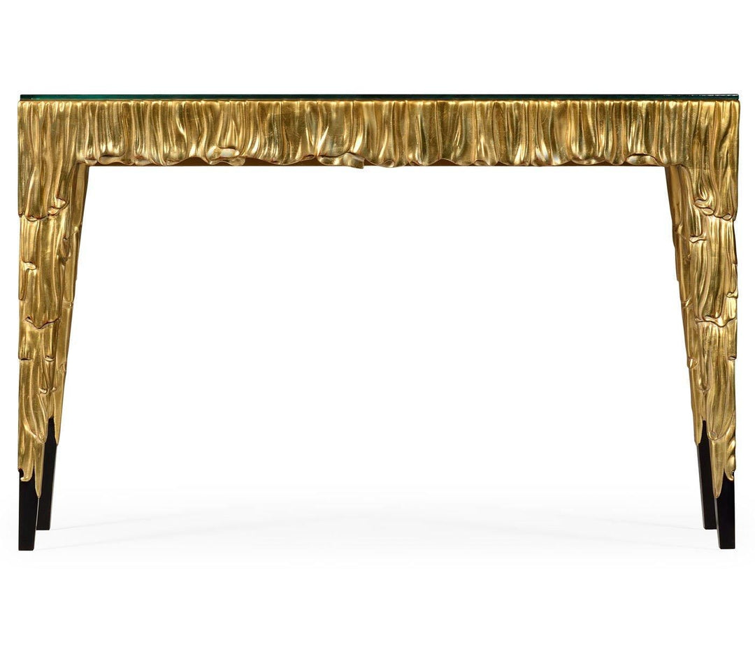 Versailles Gold Wax Dripping Console Table