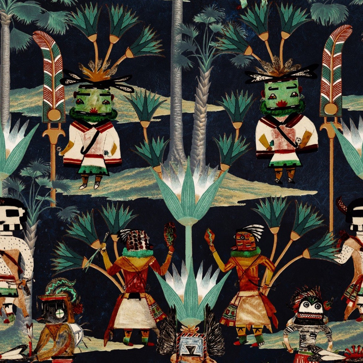 Hopi Spirit Wallpaper | MIND THE GAP - Decoralist