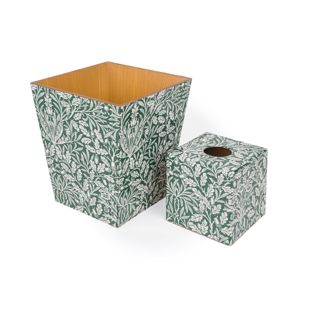 Green Acorn Tissue Box Cover