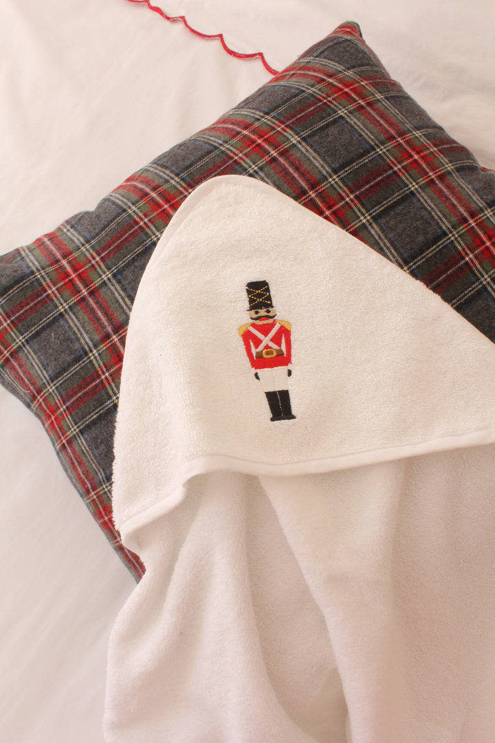 Embroidered Solider Cotton Bath Towel