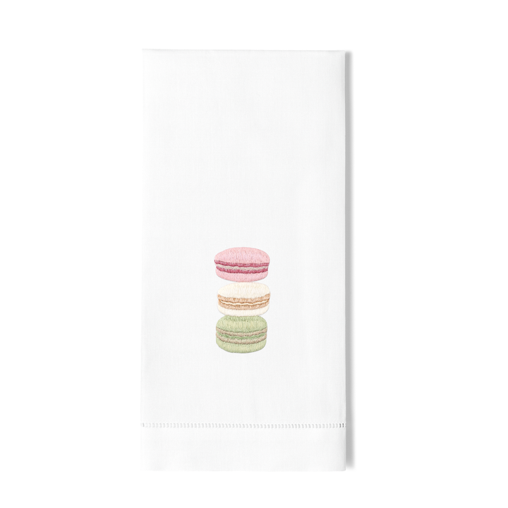 Macarons Cotton Embroidered Hand Towel