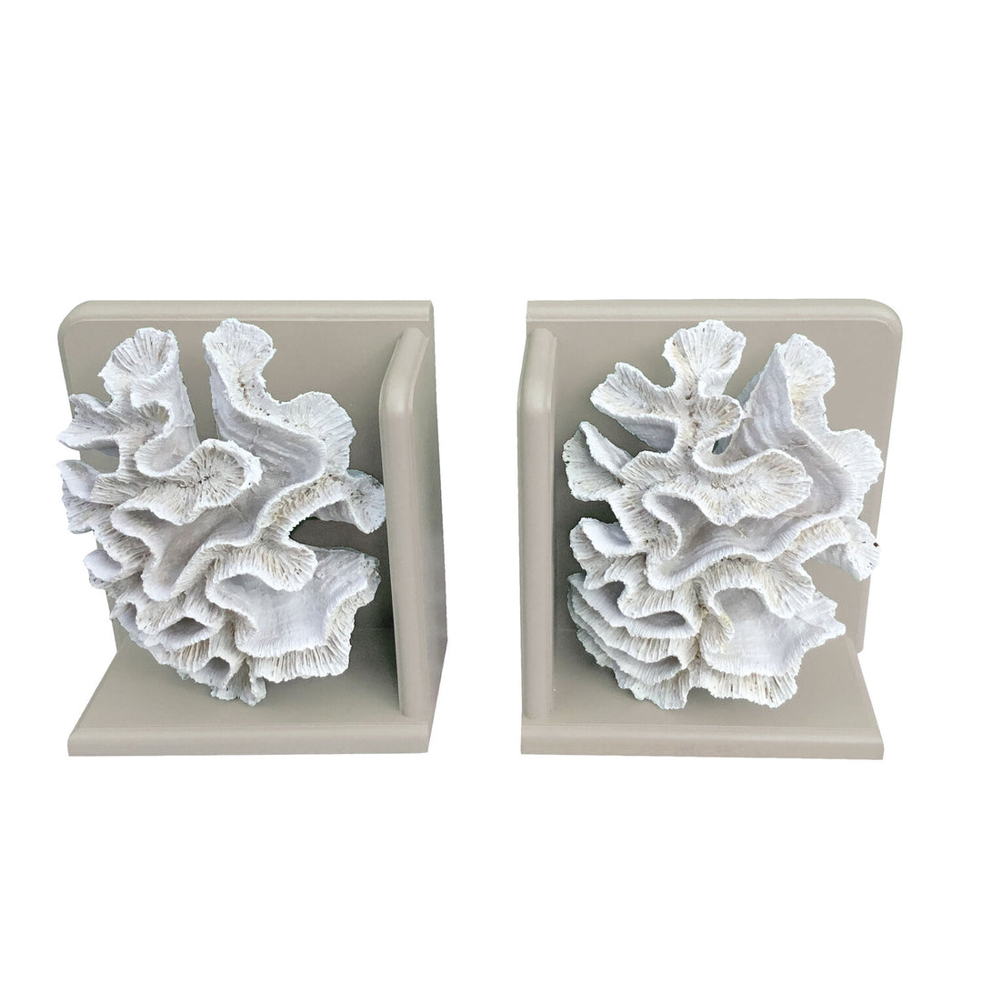 Coral Book Ends