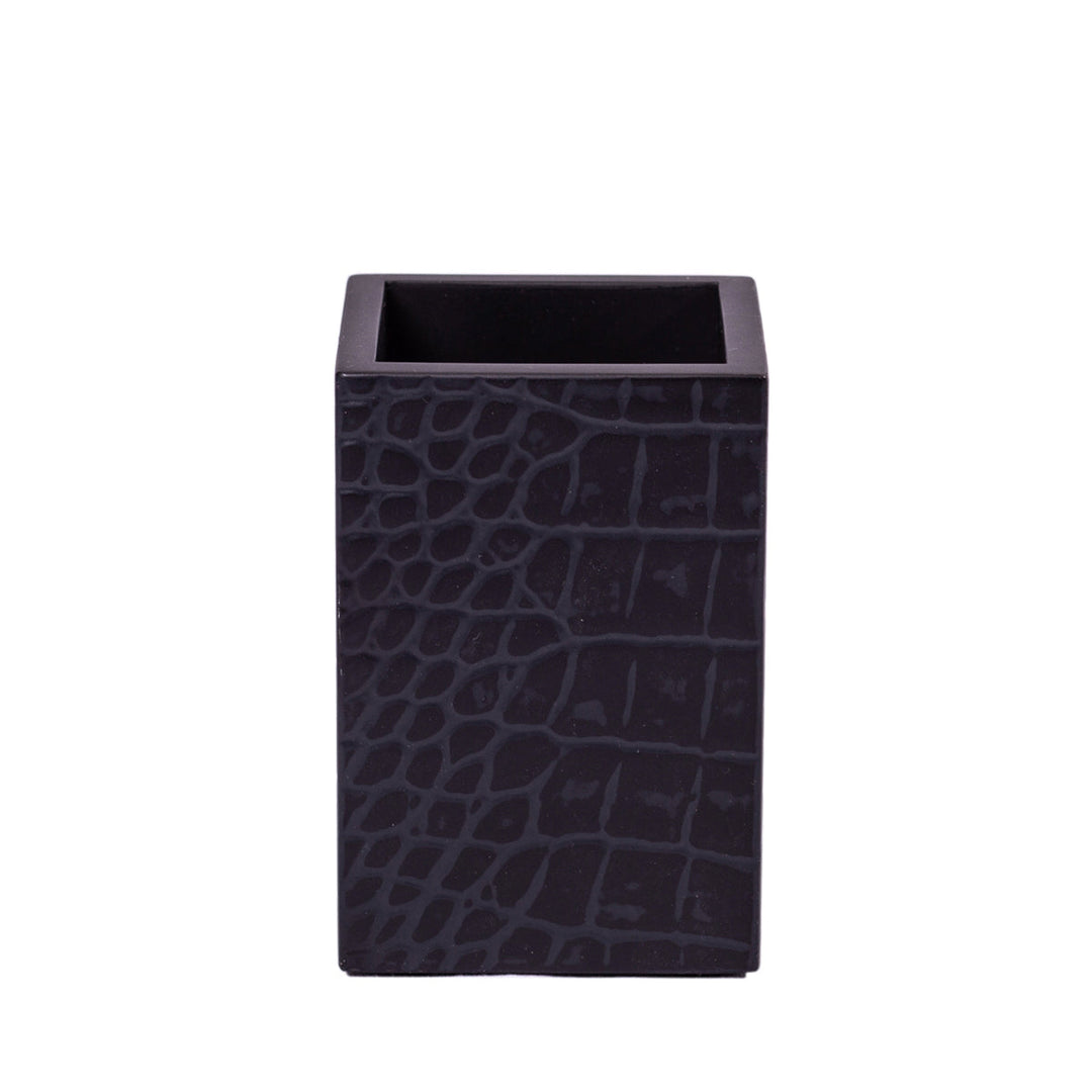 Chelsea Croc Pen Pot - Noir