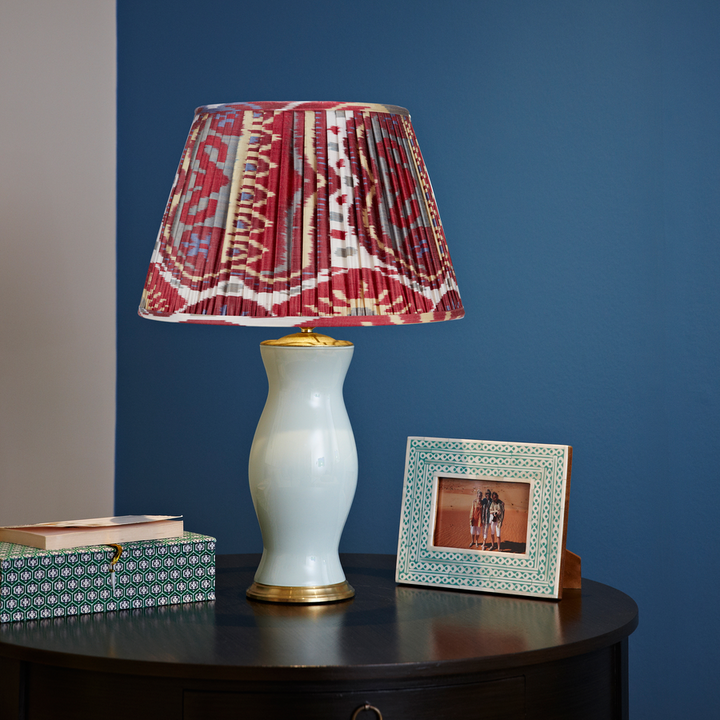 Multicoloured Silk Ikat Lampshade