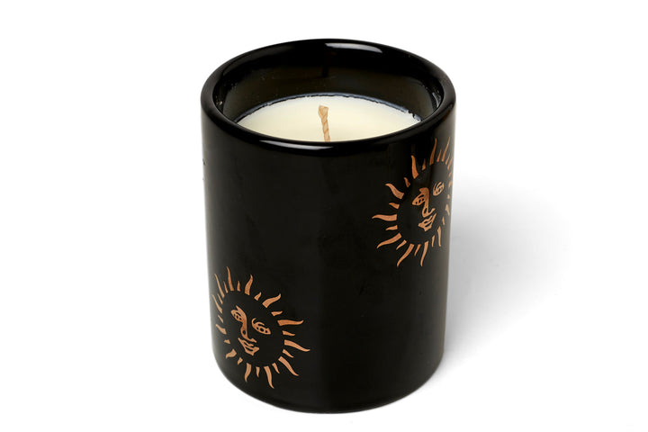 Black Sun Candle - Dark Amber Spice