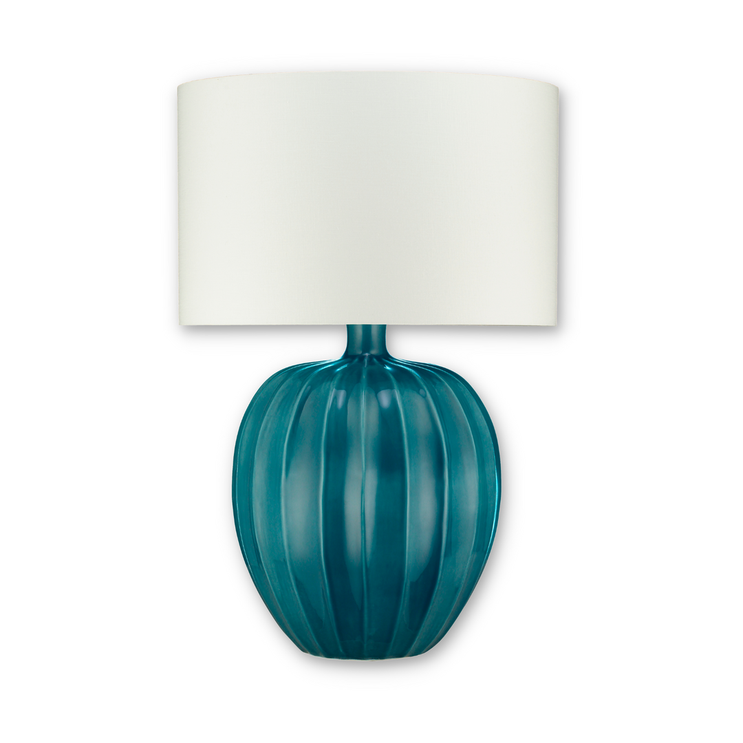Kristiana Ceramic Table Lamp - Peacock