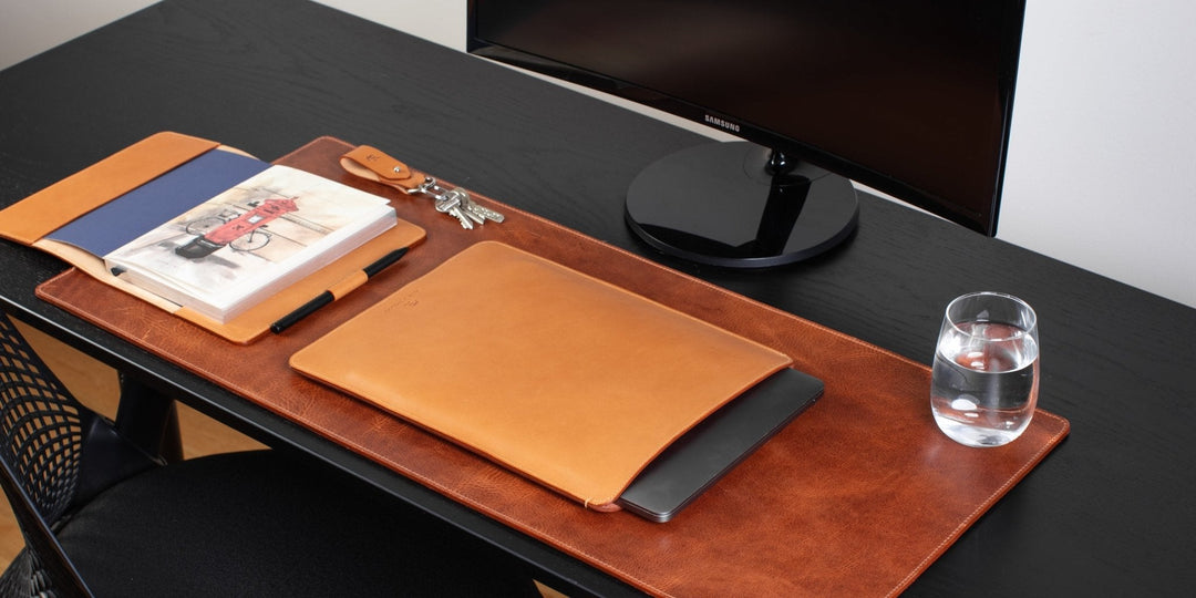 Leather MacBook Sleeve Case 13 inch - Tan