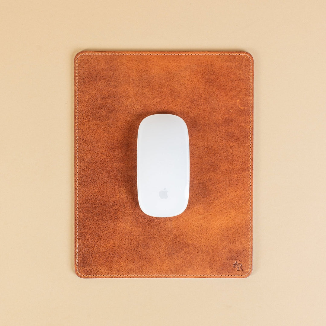 Leather Mouse Pad - Deep Tan