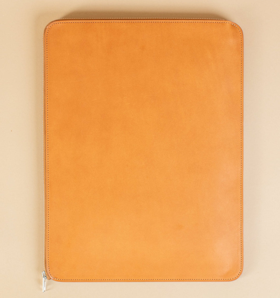 Leather Laptop Case - Tan