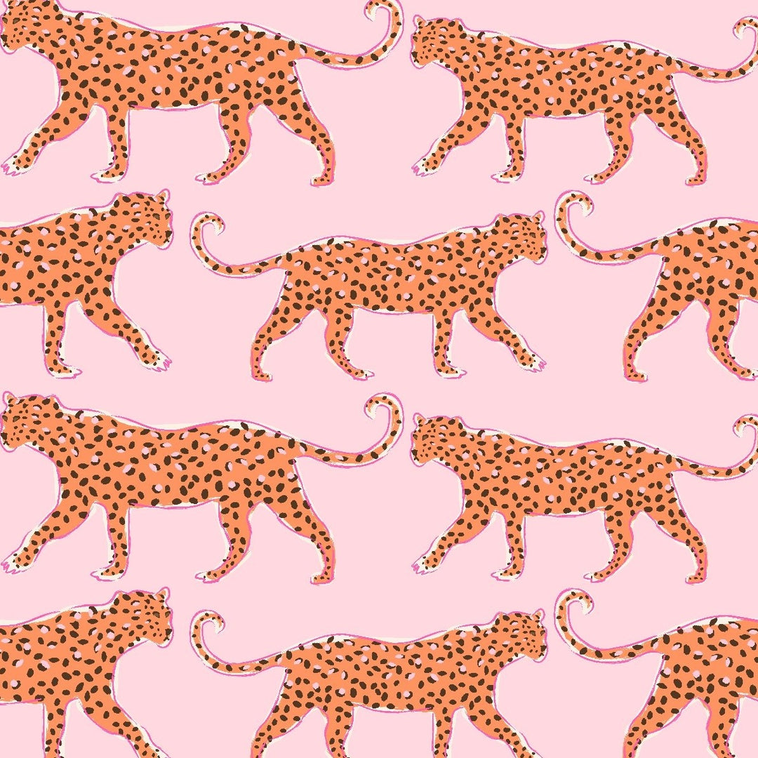 Vibrant Leopards Wallpaper
