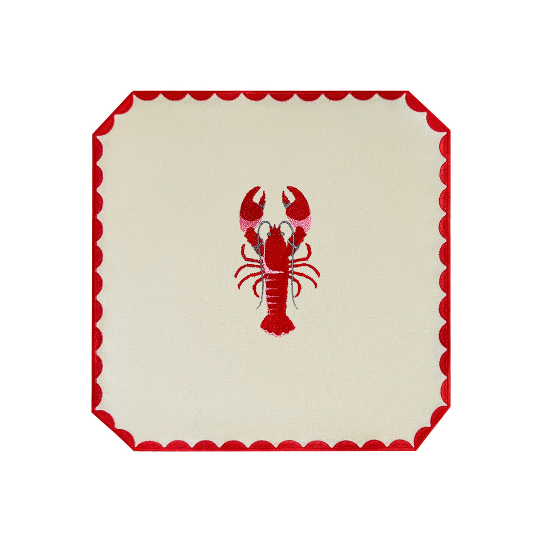 Lobster Embroidered Placemats