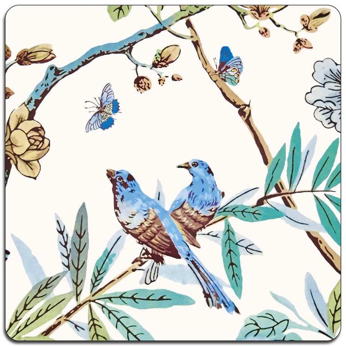 Lochbuie Chinoiserie Coasters - Set of 4