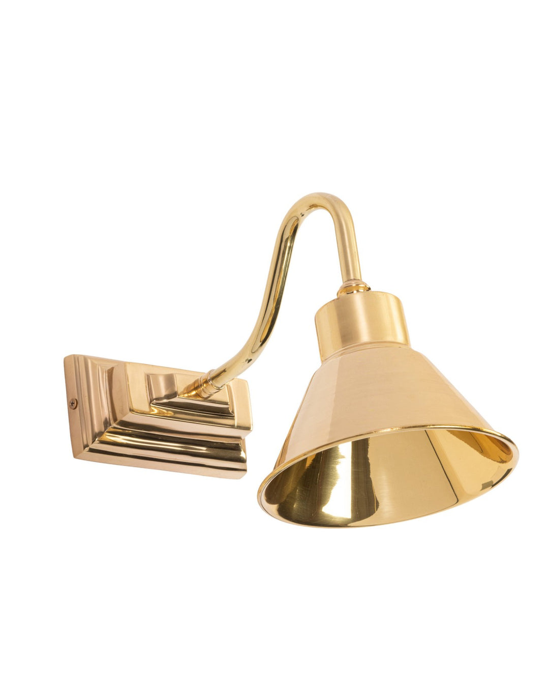 Newport Sconce in Polished Brass