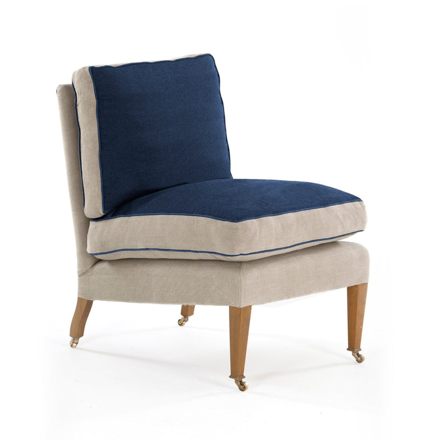 Obecca Armless Accent Chair by William Yeoward - Decoralist