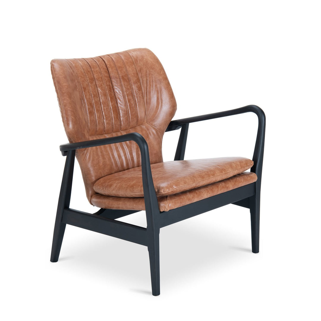 Brody Lounge Chair - Cambridge Hazelnut Leather