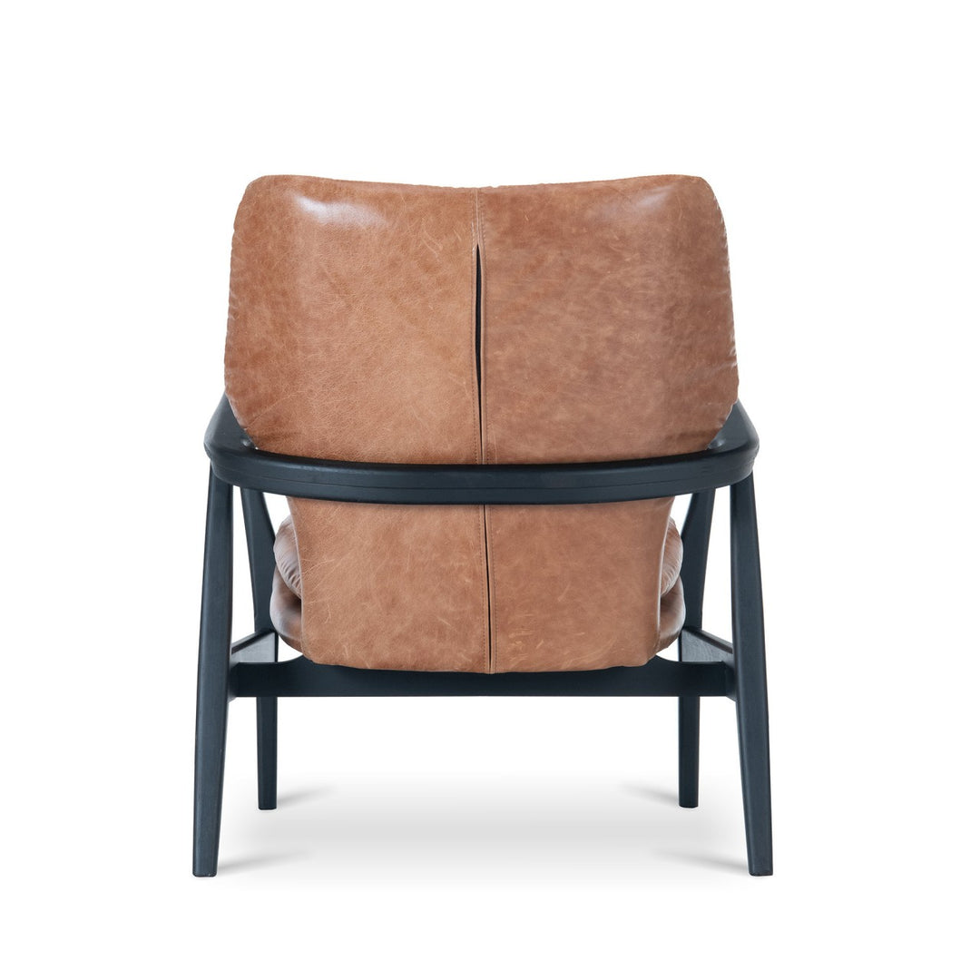 Brody Lounge Chair - Cambridge Hazelnut Leather