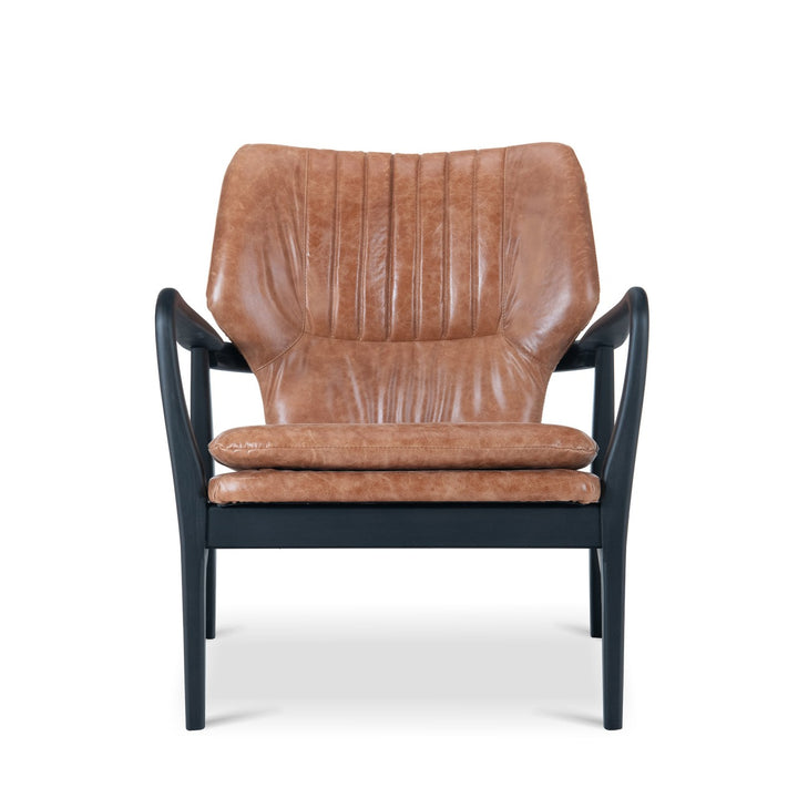 Brody Lounge Chair - Cambridge Hazelnut Leather