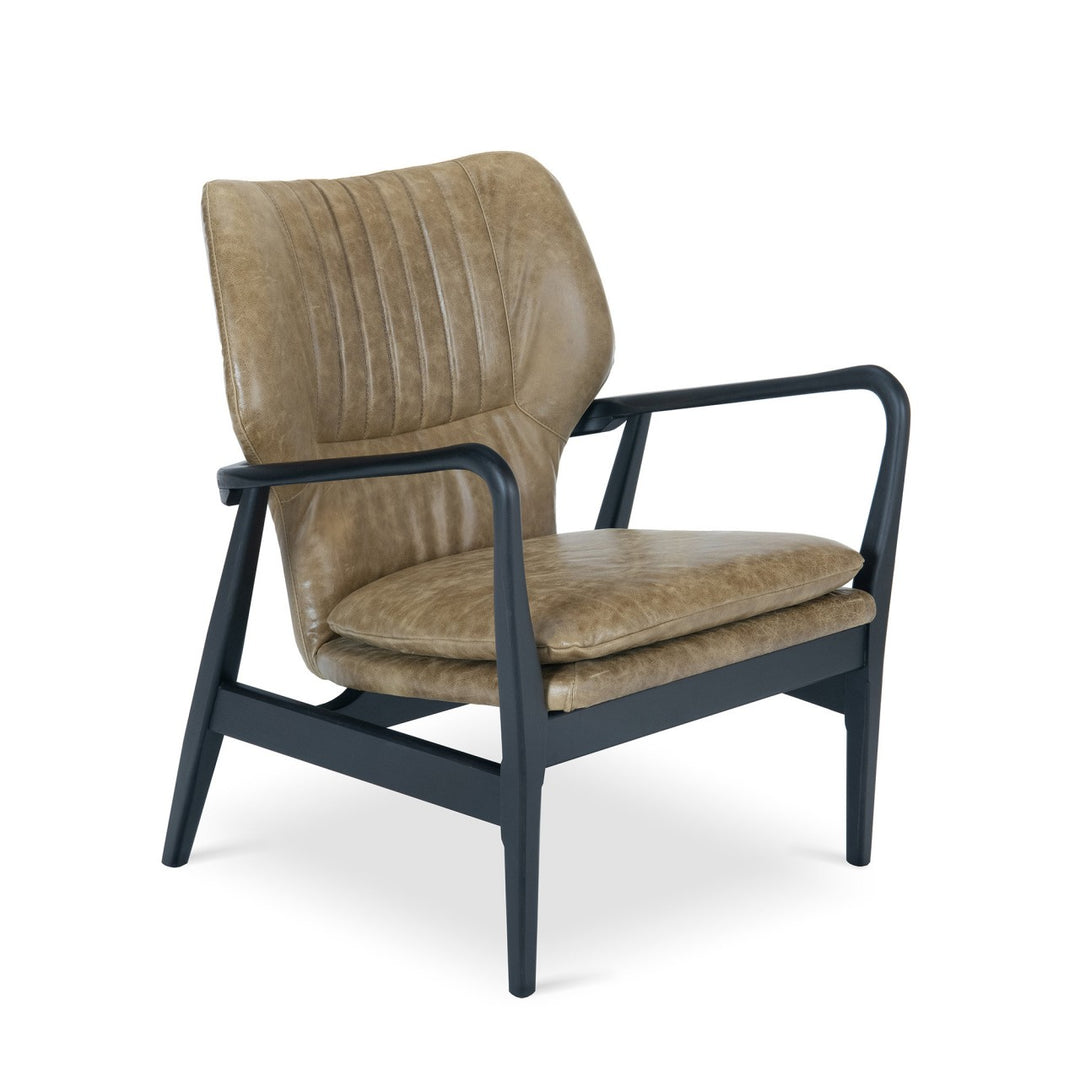 Brody Lounge Chair - Cambridge Sage Leather