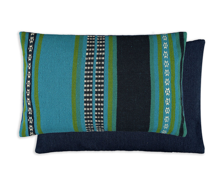 Pajarito Jade Striped Outdoor Cushion