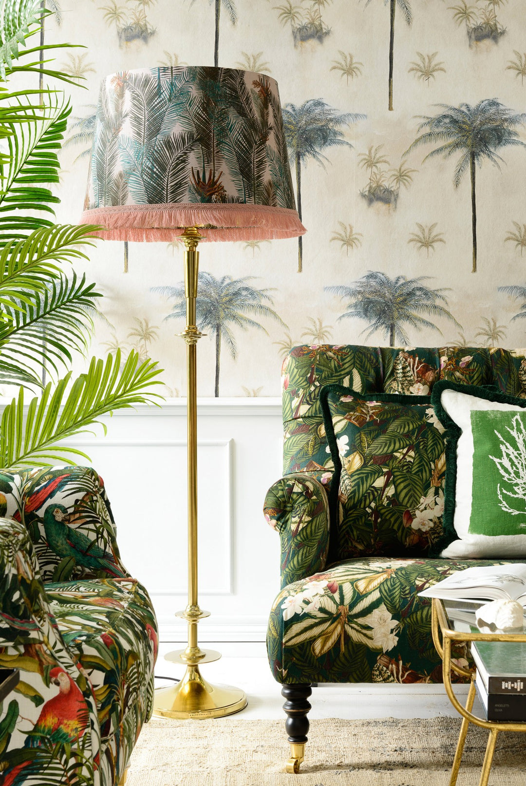 Palm Leaves Lampshade