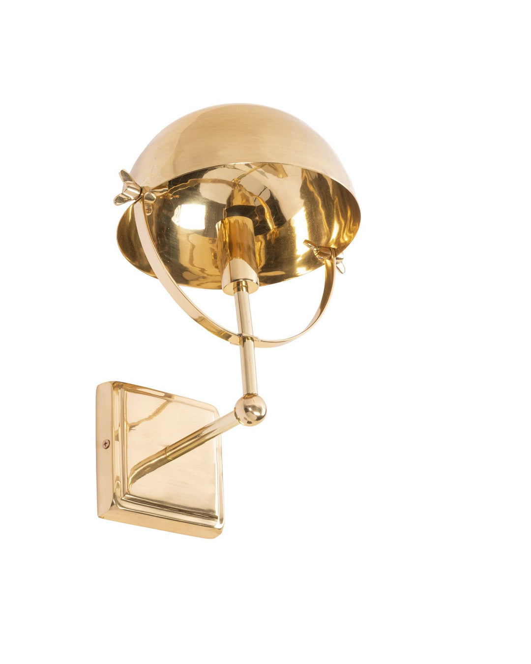 Quentin Sconce in Polished Brass