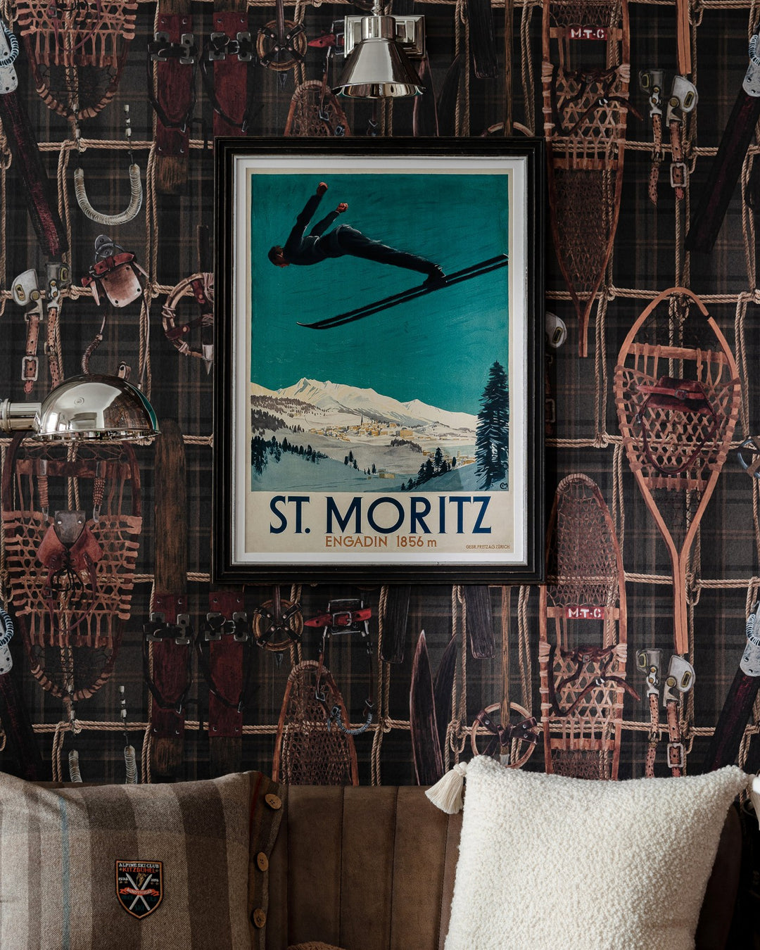 St. Moritz Poster Framed Art