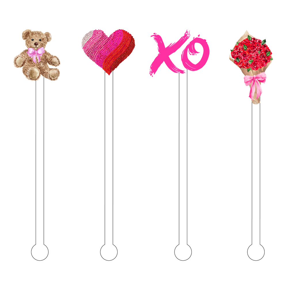 Too Cute Valentine's Stir Sticks