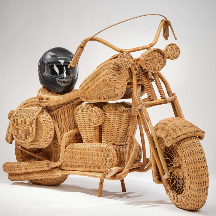 The Wicker Harley Davidson Chair