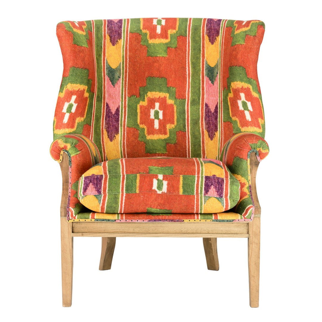 William Deconstructed Wingback Chair - Erdely Linen