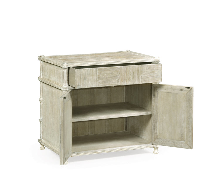 Bywater Cupboard Side Table in Washed Acacia