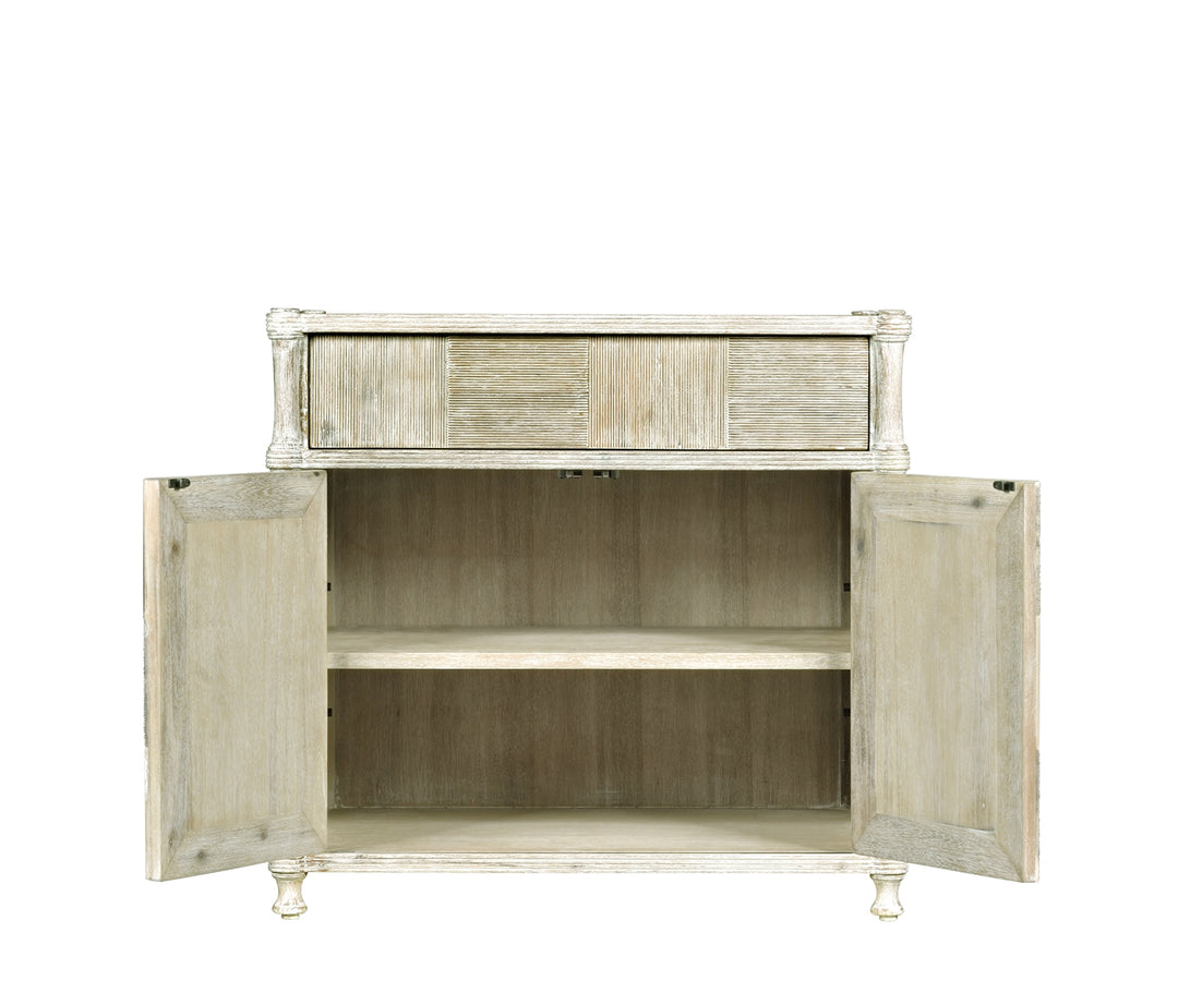 Bywater Cupboard Side Table in Washed Acacia